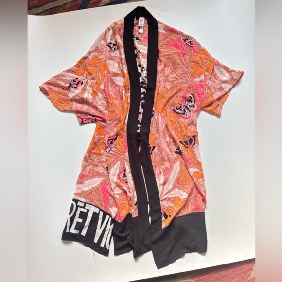 NWT Victorias Secret Colorful Tropical Print Rope - Picture 1 of 5
